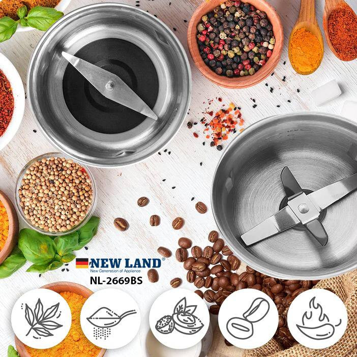 اسیاب ادویه نیولندNL2669BS