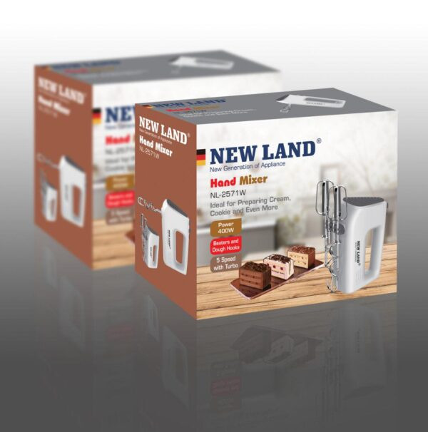 همزن دستی نیولند سیاه مدل NL-2571