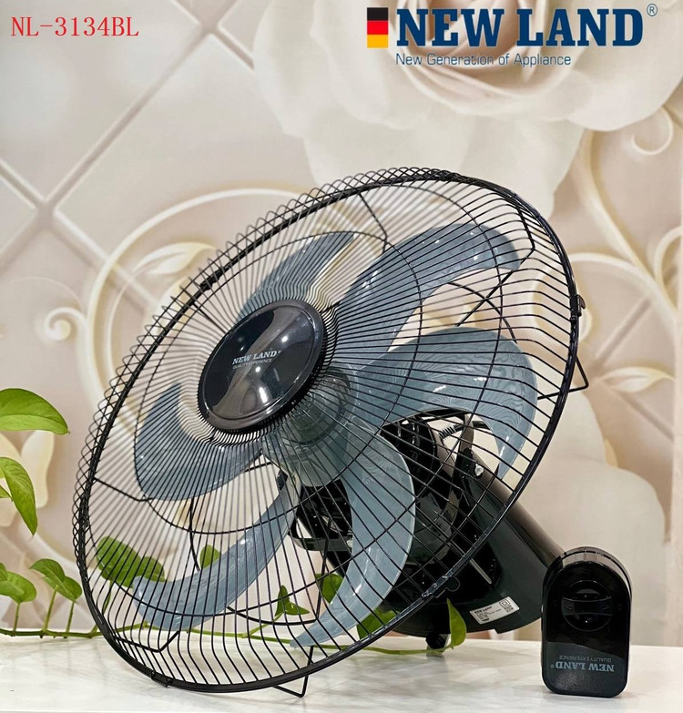 پنکه سقفی مدل دیواری مشکی Newland مدل 3134BL کپی