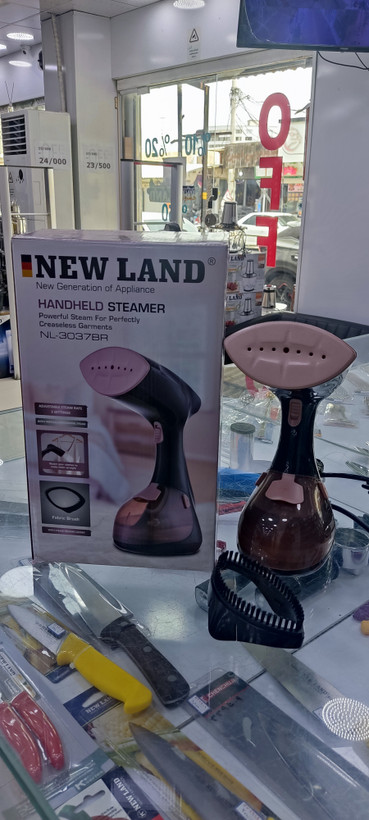 بخارگر دستی نیولند مدل NL3037BR - نمای محصول و جعبه