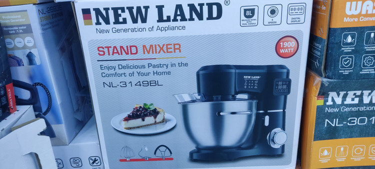 همزن صنعتی 1900وات-8لیتر Newland مدل 3149BL