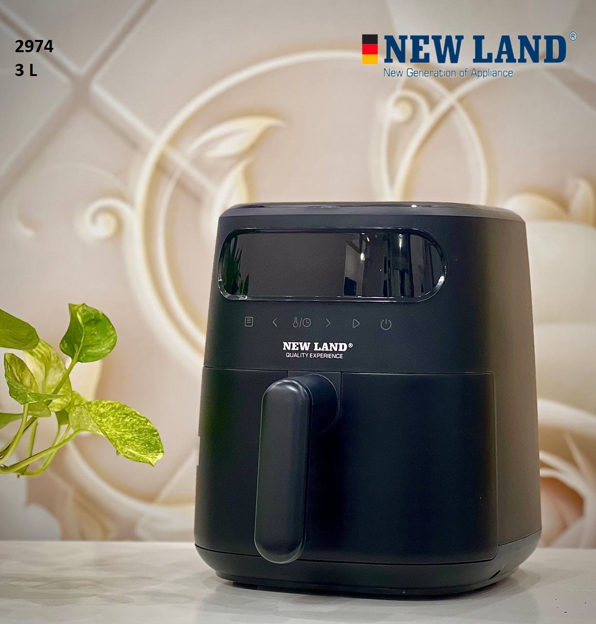 سرخ کن بدون روغن 3لیترNewland مدل 2975BL