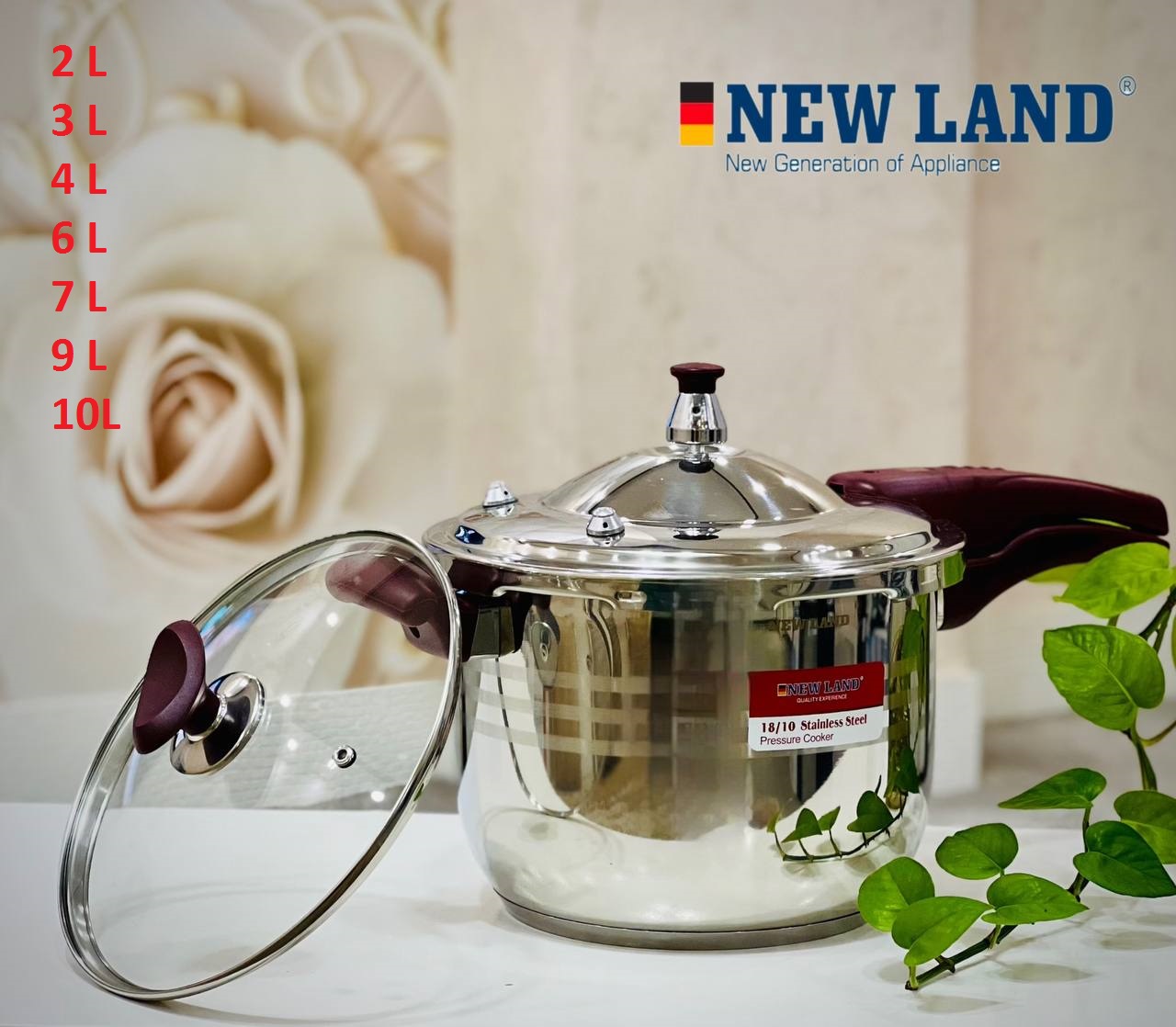 زودپز استیل 2 لیتری NL-2130RD